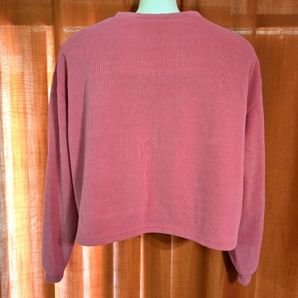 Coral Hocus Pocus Crop Sweater - Picture 2 of 2